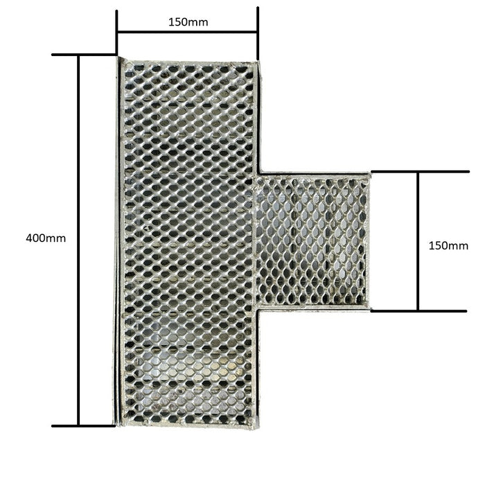 T Connectors For Grates and Channels | 2 Sizes Available