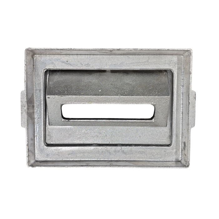 Aluminium Brick-In Letterbox Set | Lockable and Hinged | Front Open